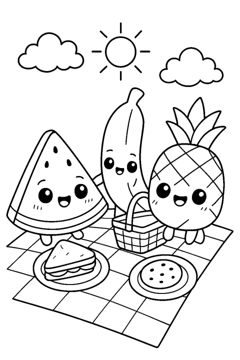 Piknik owocowy — Drukuj PDF