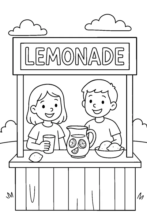 Stragan z lemoniadą — Drukuj PDF