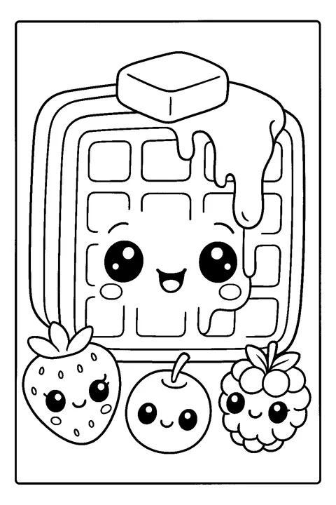 Śniadanie z goframi — Drukuj PDF
