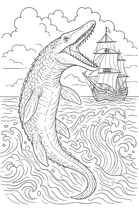 Mozazaur na falach — Drukuj PDF