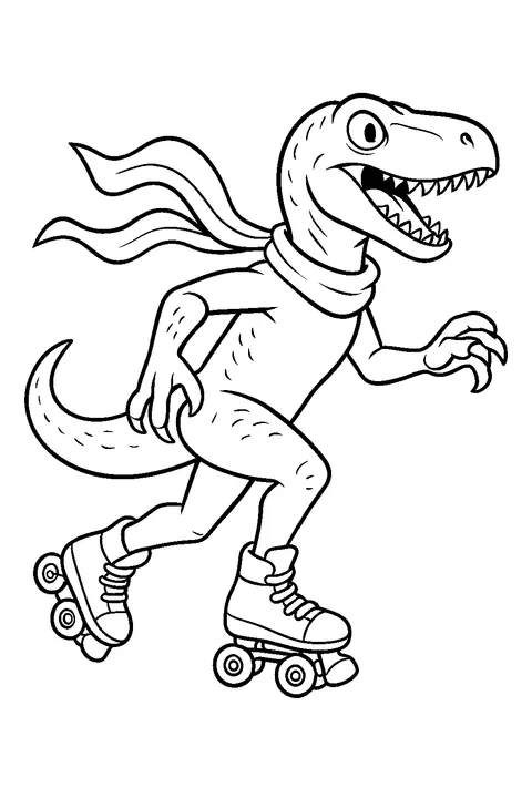 Raptor na rolkach — Drukuj PDF