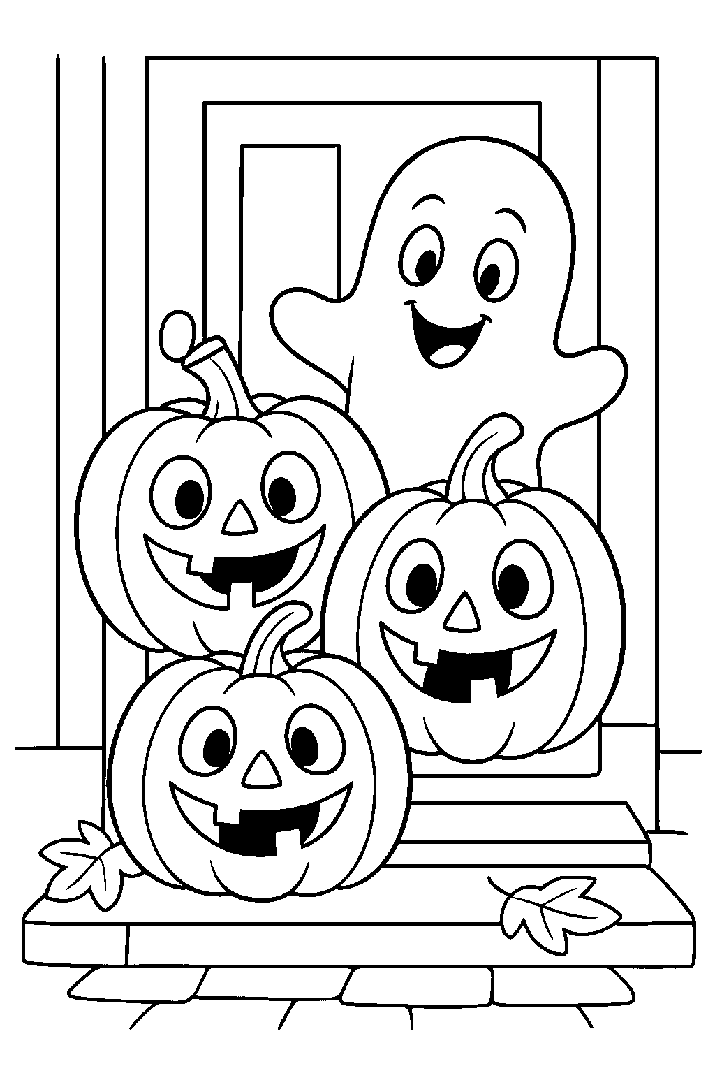 Głupie dyni na Halloween — darmowa kolorowanka do druku