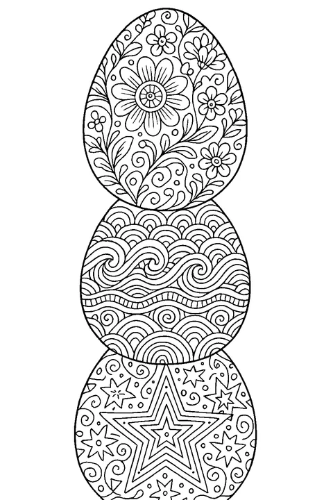 Ozdobne pisanki — Drukuj PDF