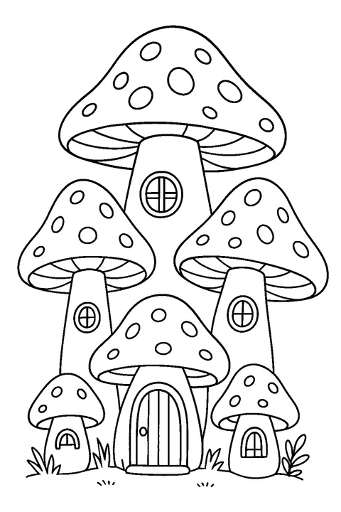 Wioska grzybów — Drukuj PDF